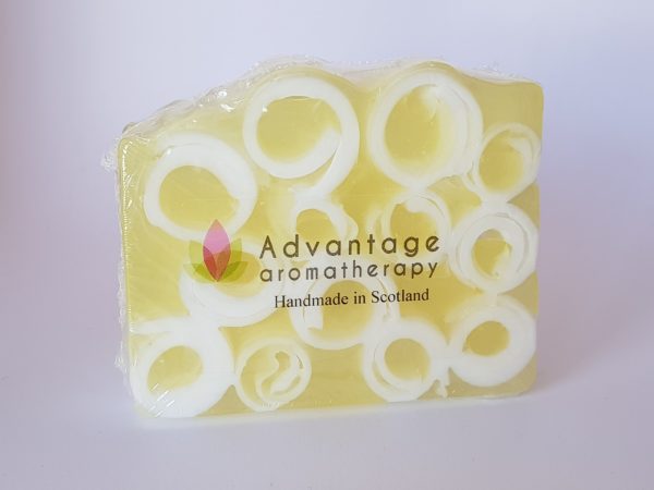 Grapefruit Soap in its packaging