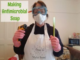Making antibicrobial soap